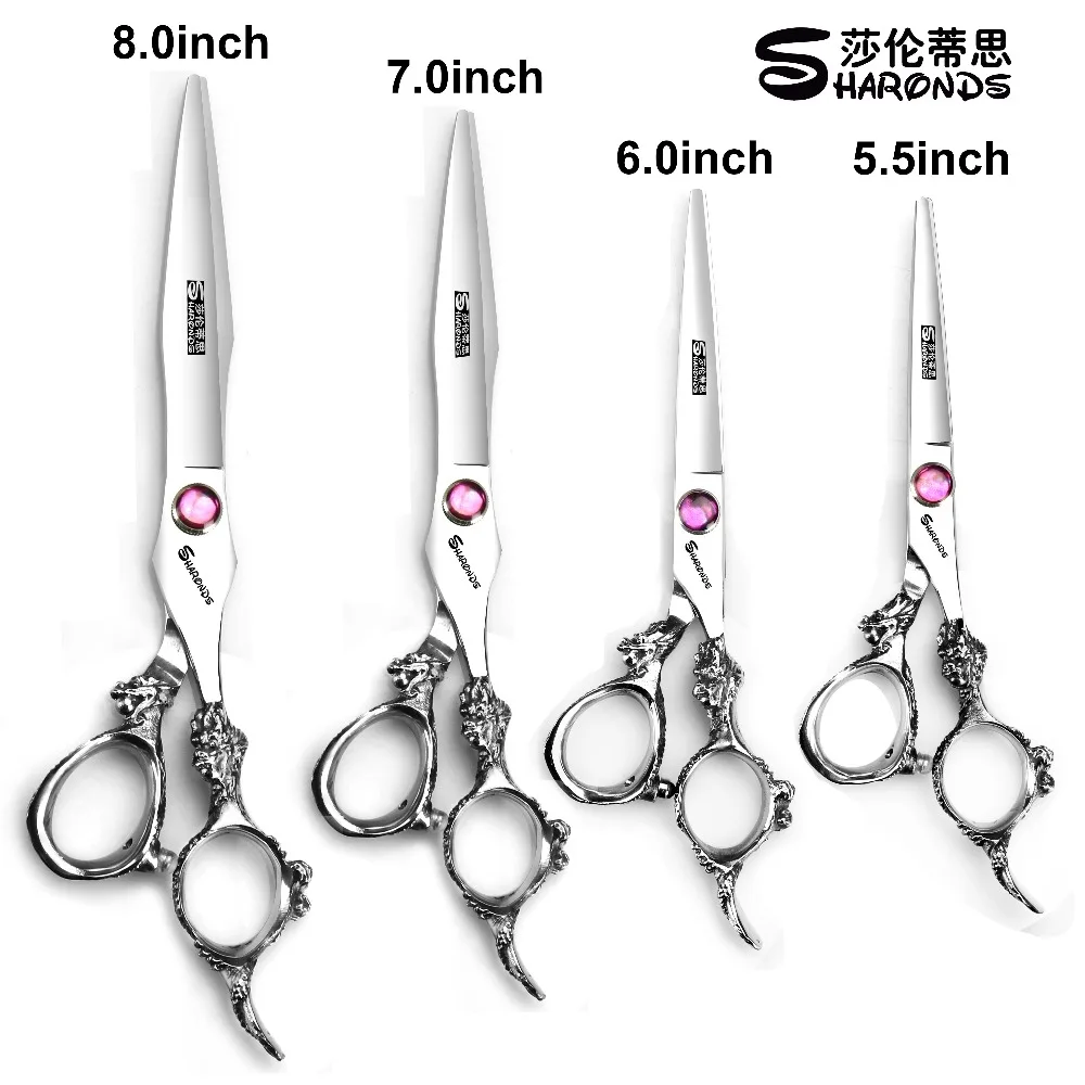 Sharonds 5.5/6/7/8 inch professional hairdressing hair scissors barber scissors Japan 440c dragon handle cutting scissors
Sharonds 5.5/6/7/8 inch professional hairdressing hair scissors barber scissors Japan 440c dragon handle cutting scissors