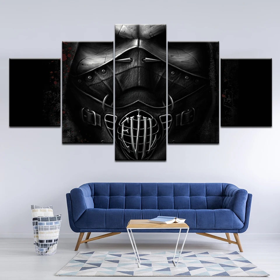 Modular Pictures Canvas Prints Painting Modern 5 Panel Dark Cool Warrior Wall Artwork Poster For Kids Room Decoration Framework
Modular Pictures Canvas Prints Painting Modern 5 Panel Dark Cool Warrior Wall Artwork Poster For Kids Room Decoration Framework