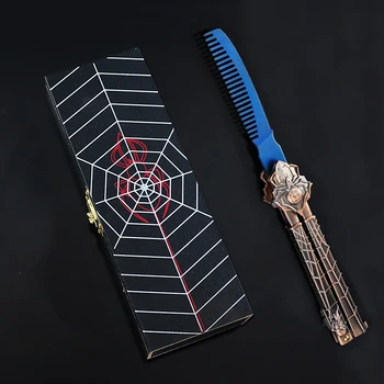 Spider Butterfly Training Comb Portable Camping Outdoor Foldable Pocket Swing Knife Hairbrushes Hairdresser Practice Comb 1300
Spider Butterfly Training Comb Portable Camping Outdoor Foldable Pocket Swing Knife Hairbrushes Hairdresser Practice Comb 1300