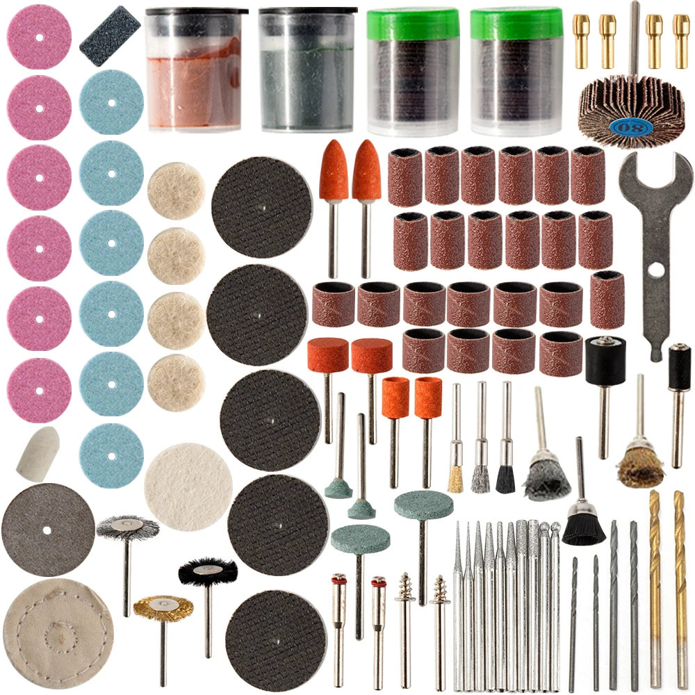 161pcs Mini Drill Multi Rotary Tool Accessories Set Grinding Polishing Kits For Micro drill rotating polishing
161pcs Mini Drill Multi Rotary Tool Accessories Set Grinding Polishing Kits For Micro drill rotating polishing