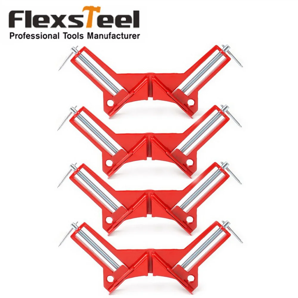 4PCS 90 Degree Right Angle Clip Picture Frame Corner Clamps Mitre Angle Clamp Holder for Woodworking Hand Tools Set,4inch/100mm
4PCS 90 Degree Right Angle Clip Picture Frame Corner Clamps Mitre Angle Clamp Holder for Woodworking Hand Tools Set,4inch/100mm