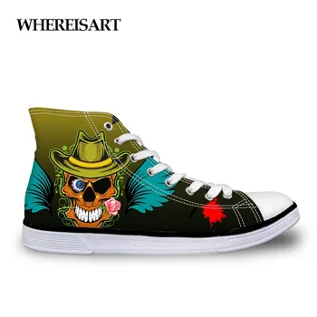 WHEREISART Canvas Shoes For Teens Boys Graffiti Skull Printing High Top Sneakers Men Flats Lace Up Shoes Male Vulcanize Shoes
WHEREISART Canvas Shoes For Teens Boys Graffiti Skull Printing High Top Sneakers Men Flats Lace Up Shoes Male Vulcanize Shoes