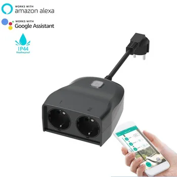 Intelligent outdoor socket Wifi socket mobile phone timing switch socket remote control Alexa voice control
Intelligent outdoor socket Wifi socket mobile phone timing switch socket remote control Alexa voice control