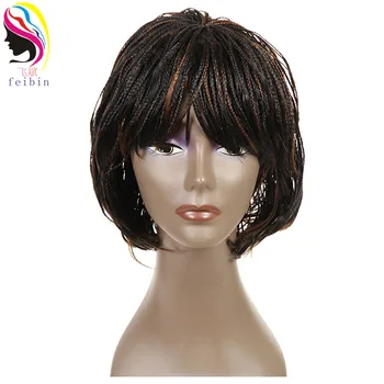 Feibin Braided Wigs Short Afro Twist Synthetic Braiding Hair Wig Free Shipping B195
Feibin Braided Wigs Short Afro Twist Synthetic Braiding Hair Wig Free Shipping B195