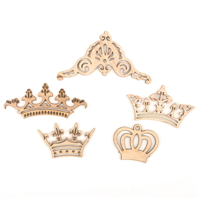 Mix Wooden Crown Pattern Scrapbooking Painting Collection Craft Handmade Accessory Home Decoration DIY 38-82mm 10pcs
Mix Wooden Crown Pattern Scrapbooking Painting Collection Craft Handmade Accessory Home Decoration DIY 38-82mm 10pcs