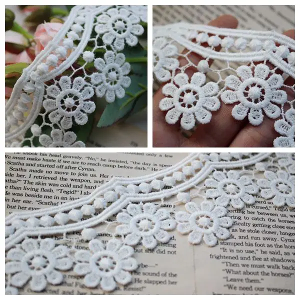 High quality thick flowers milk silk water soluble lace DIY wide 5.3CM clothing neckline clothes skirt accessories
High quality thick flowers milk silk water soluble lace DIY wide 5.3CM clothing neckline clothes skirt accessories