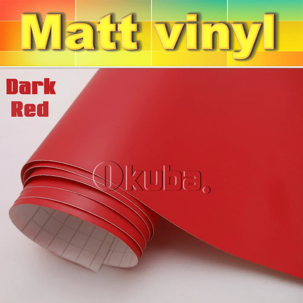 1.52*30m/roll Matte Vinyl Film Matte Vinyl Car Wrap Red Matte Vinyl Matt Film
1.52*30m/roll Matte Vinyl Film Matte Vinyl Car Wrap Red Matte Vinyl Matt Film