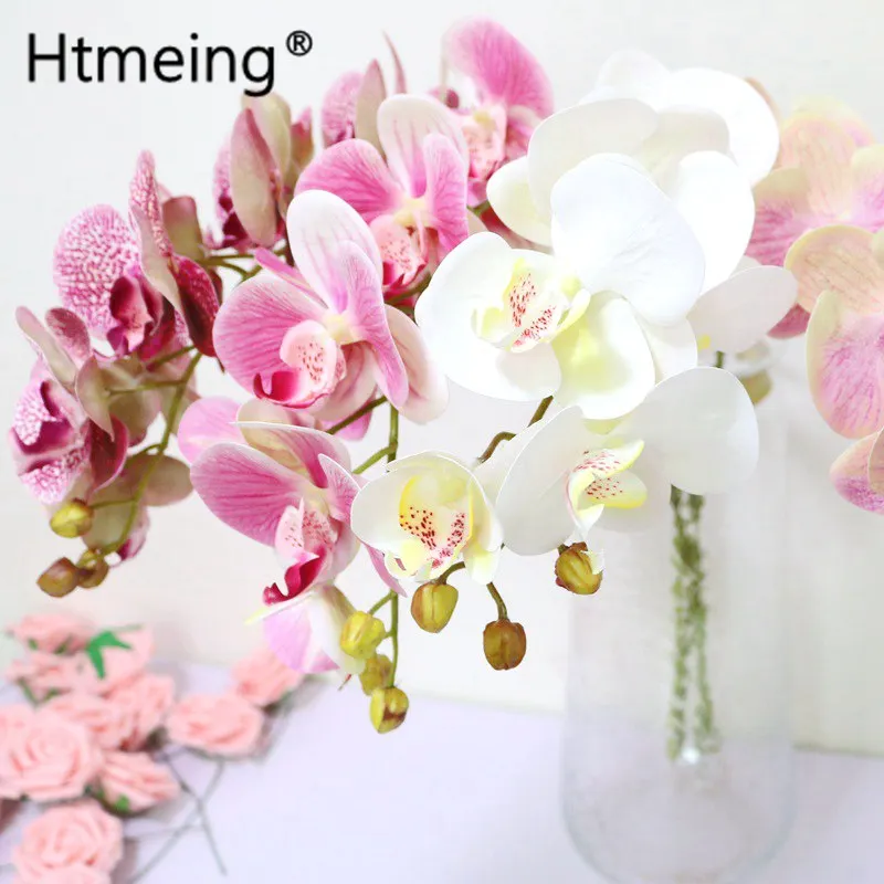 Htmeing artificial orchid latex real touch flowers long stems branches wedding decoration accessories
Htmeing artificial orchid latex real touch flowers long stems branches wedding decoration accessories