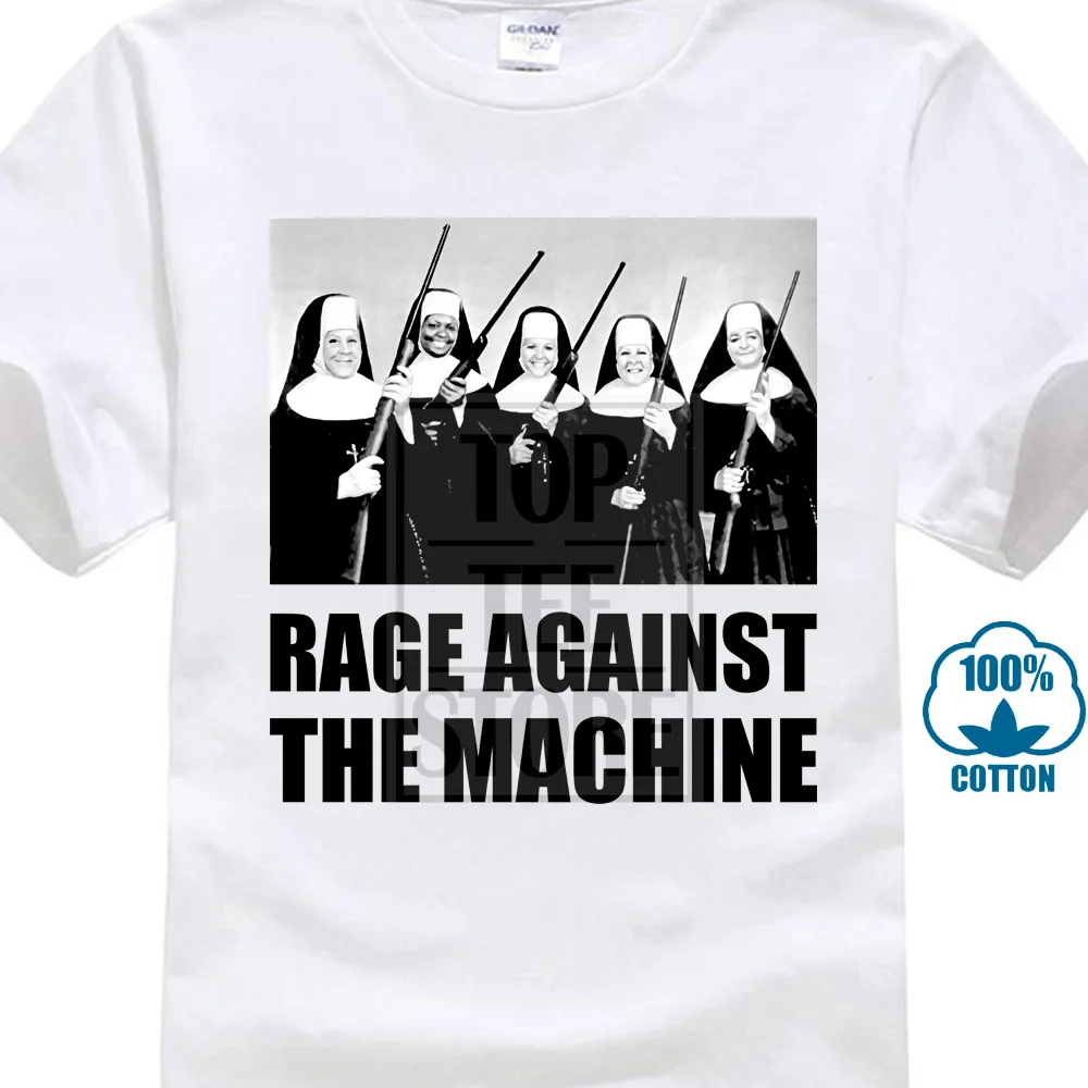 Men Fashion Shirt Printed T Shirt Rage Against The Machine Nuns With Guns T Shirt Men's Short Sleeve Shirt Short Men
Men Fashion Shirt Printed T Shirt Rage Against The Machine Nuns With Guns T Shirt Men's Short Sleeve Shirt Short Men