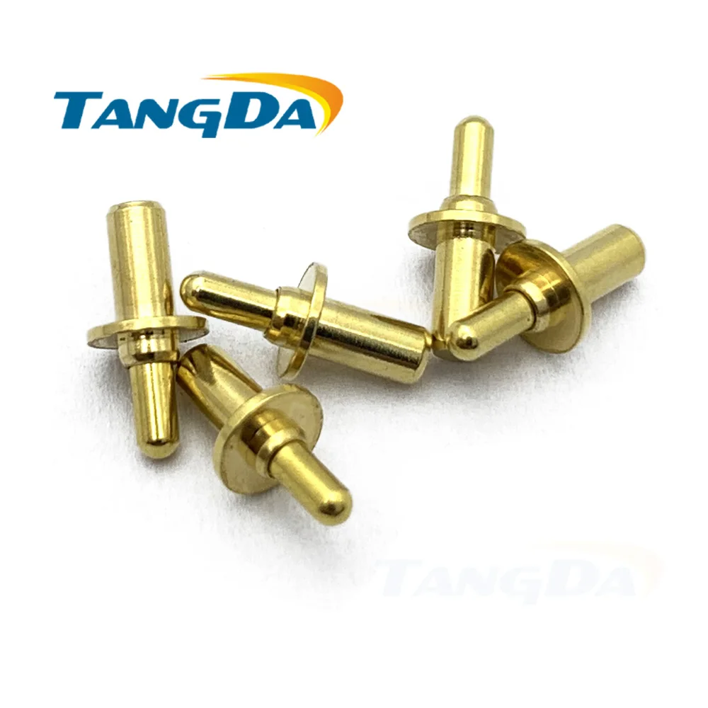 

4 8.2 mm Tangda pogopin 4*8.25mm Connectors lighting Conducting probe Thimble Spring needle Copper pin (Can be customized) AG