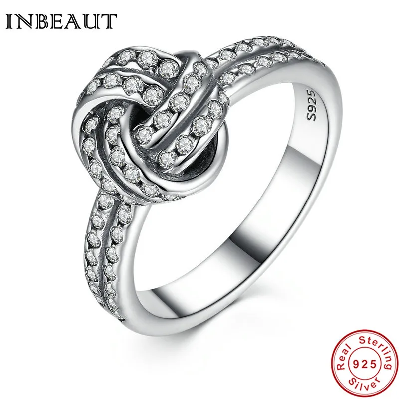 INBEAUT Sterling Silver Sparkling Twisted LOVE KNOT Ring for Women Weave Wedding Statement Finger Rings Engagement Jewelry Girls
INBEAUT Sterling Silver Sparkling Twisted LOVE KNOT Ring for Women Weave Wedding Statement Finger Rings Engagement Jewelry Girls