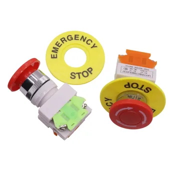 10 pcs Emergency Stop LAY37 Push Button Switch With 60mm Warning Ring Electrical Equipment Supplies Switch Accessories
10 pcs Emergency Stop LAY37 Push Button Switch With 60mm Warning Ring Electrical Equipment Supplies Switch Accessories