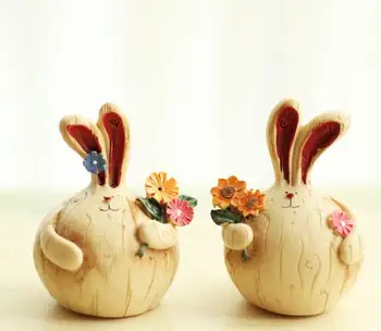 A Pair Chinese Garlic Rabbit Resin Handicraft Home Jewelry Creative Wedding Gift Exquisite Car Decoration Statues
A Pair Chinese Garlic Rabbit Resin Handicraft Home Jewelry Creative Wedding Gift Exquisite Car Decoration Statues