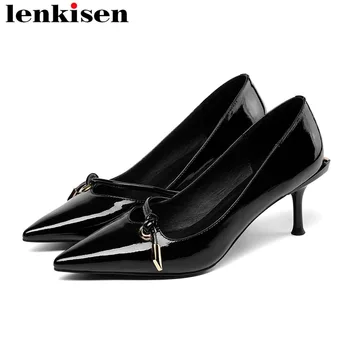 Lenkisen genuine leather oxford pointed toe high heels European superstars slip on bowtie office lady celebrity party pumps L08
Lenkisen genuine leather oxford pointed toe high heels European superstars slip on bowtie office lady celebrity party pumps L08