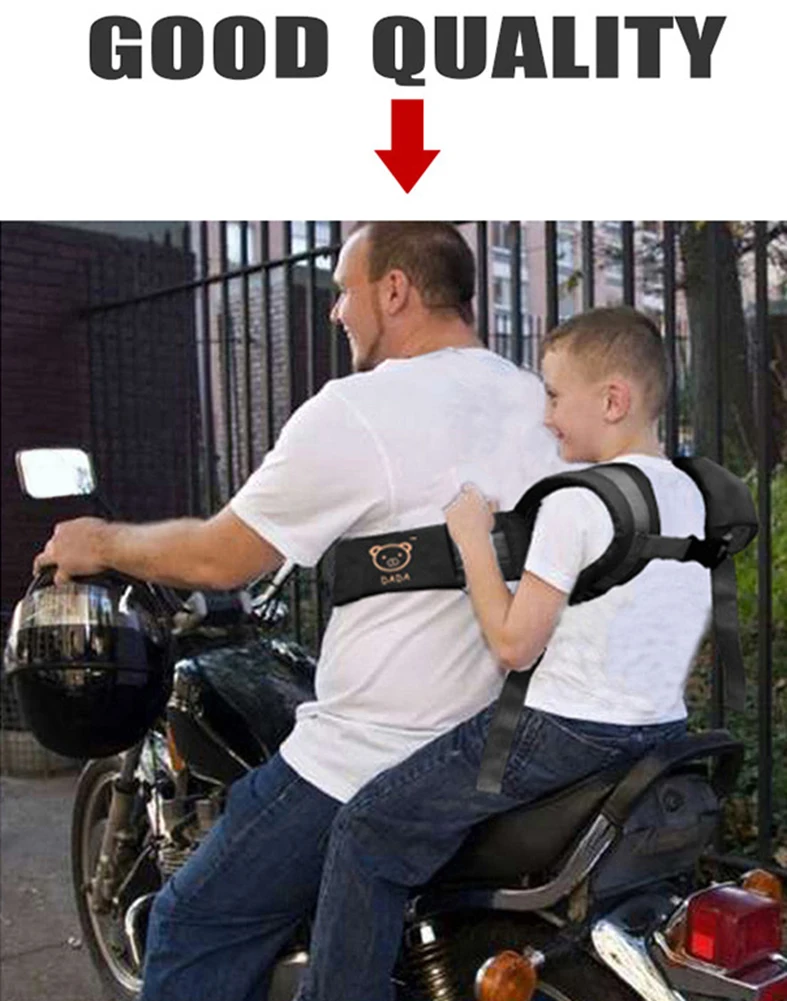 With the bears LOGO children's motorcycle seat belts electric car safety straps strap design is more secure
With the bears LOGO children's motorcycle seat belts electric car safety straps strap design is more secure