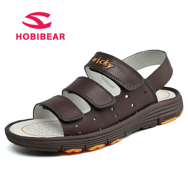 HOBIBEAR Genuine Leather Boys Sandals Children Shoes Summer Kids Beach Sandals Triple-Hook&Loop School Fashion sandalia infantil
HOBIBEAR Genuine Leather Boys Sandals Children Shoes Summer Kids Beach Sandals Triple-Hook&Loop School Fashion sandalia infantil