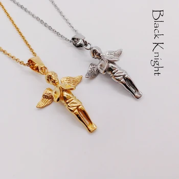 Black Knight cherub little angel pendant necklace stainless steel Christian cherub angelet necklace women chic jewelry BLKN0735
Black Knight cherub little angel pendant necklace stainless steel Christian cherub angelet necklace women chic jewelry BLKN0735