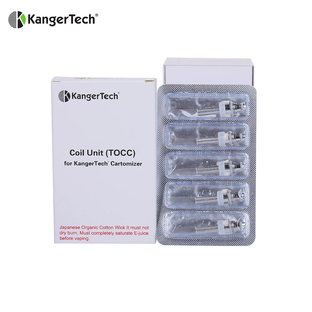5PCS/Pack Original KangerTech TOCC Coil Head for kanger T3S/MT3S cartomizers Electronic cigarette vape
5PCS/Pack Original KangerTech TOCC Coil Head for kanger T3S/MT3S cartomizers Electronic cigarette vape