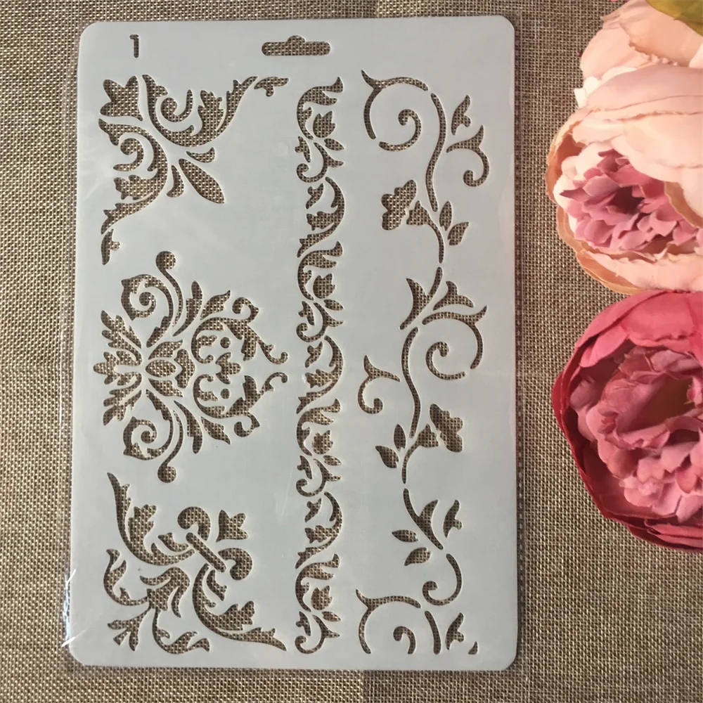 1Pcs 27.5x19cm Flower Vine DIY Craft Layering Stencils Wall Painting Scrapbooking Stamping Embossing Album Paper Card Template
1Pcs 27.5x19cm Flower Vine DIY Craft Layering Stencils Wall Painting Scrapbooking Stamping Embossing Album Paper Card Template