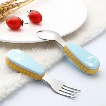 2pcs/set cute Print Cartoon Baby Kids Feeding Spoon + Fork High Quality Stainless Steel Baby Spoon Flatware cheap
2pcs/set cute Print Cartoon Baby Kids Feeding Spoon + Fork High Quality Stainless Steel Baby Spoon Flatware cheap