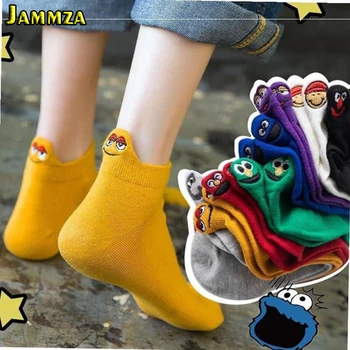 Embroidered Cotton Women Sock Slippers Cartoon Smile Emoticon Funny Cute Girls Ankle Socks Summer fashion invisible Boat Socks
Embroidered Cotton Women Sock Slippers Cartoon Smile Emoticon Funny Cute Girls Ankle Socks Summer fashion invisible Boat Socks