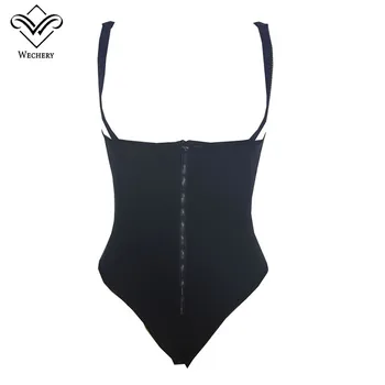 Wechery New Women Sexy Underbust Body Shaper Bodysuits Black Zipper Waist Trainer Push Up Body Shaperwear Slimming Underwear
Wechery New Women Sexy Underbust Body Shaper Bodysuits Black Zipper Waist Trainer Push Up Body Shaperwear Slimming Underwear