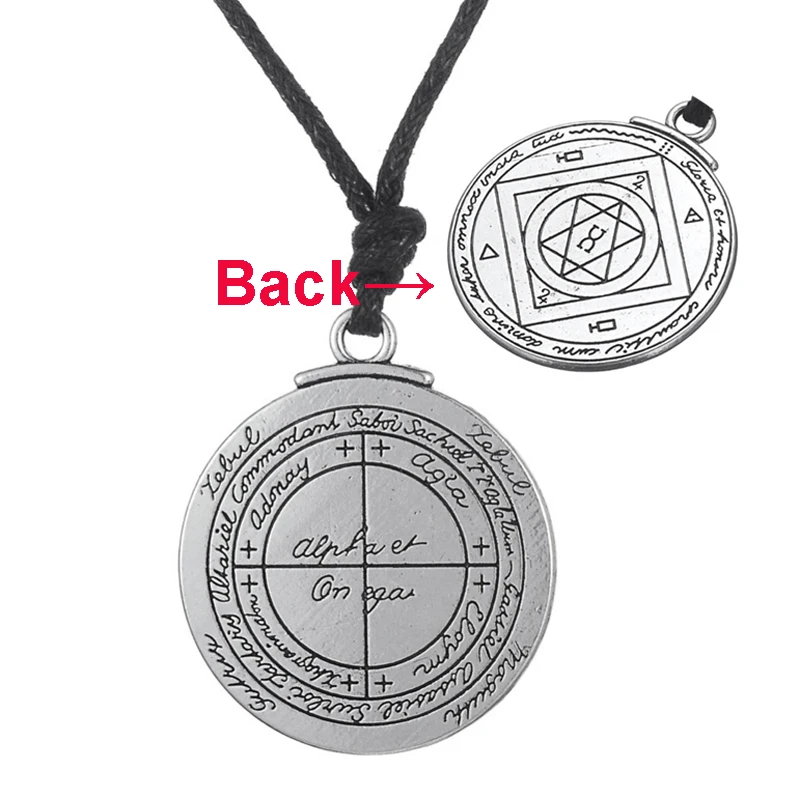 Men Women Talisman for Good Luck Key of Solomon Pentacle Seal Pendant Hermetic Enochian Kabbalah Pagan Wiccan Jewelry
Men Women Talisman for Good Luck Key of Solomon Pentacle Seal Pendant Hermetic Enochian Kabbalah Pagan Wiccan Jewelry