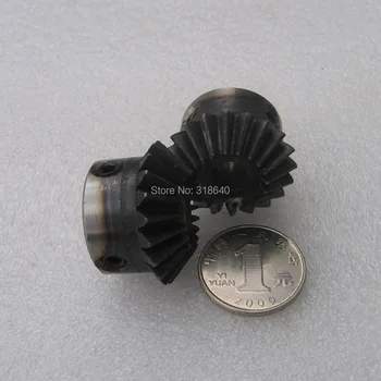 Bevel Gear a pair 1.5M 20T Mod 1.5 Modulus ratio 1:1 Bore 8mm 45# Steel Right Angle Transmission parts tank model machine part
Bevel Gear a pair 1.5M 20T Mod 1.5 Modulus ratio 1:1 Bore 8mm 45# Steel Right Angle Transmission parts tank model machine part