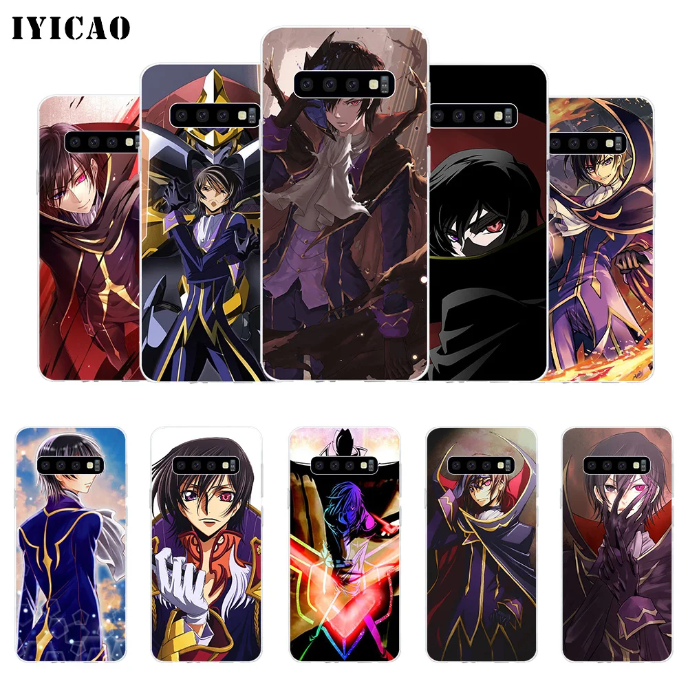 IYICAO Code Geass Lelouch Soft Silicone Phone Case for Samsung Galaxy S10e S10 S9 S8 Plus S7 Edge TPU Cover
IYICAO Code Geass Lelouch Soft Silicone Phone Case for Samsung Galaxy S10e S10 S9 S8 Plus S7 Edge TPU Cover