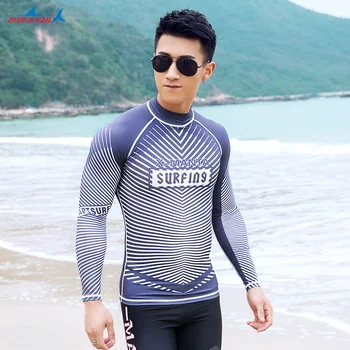 Dive & Sail Men's UV Sun Protection Long Sleeve Top Shirts Skins Tee Rash Guard Compression Base Layer Wetsuit UPF 50+
Dive & Sail Men's UV Sun Protection Long Sleeve Top Shirts Skins Tee Rash Guard Compression Base Layer Wetsuit UPF 50+