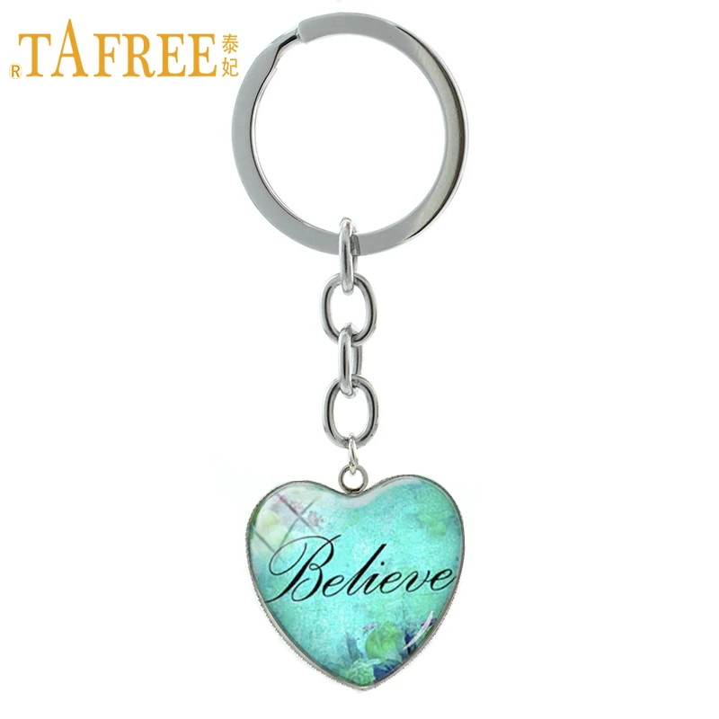 Romantic heart shape pendant Believe Heart keychain keyring faith hope love charm word Believe women jewelry key chain ring H27
Romantic heart shape pendant Believe Heart keychain keyring faith hope love charm word Believe women jewelry key chain ring H27