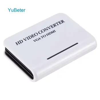 YuBeter HD 1080P VGA to HDMI Converter Box Adapter With 3.5mm Audio Input for Laptop Computer DVD Gaming Consoles Projector HDTV
YuBeter HD 1080P VGA to HDMI Converter Box Adapter With 3.5mm Audio Input for Laptop Computer DVD Gaming Consoles Projector HDTV