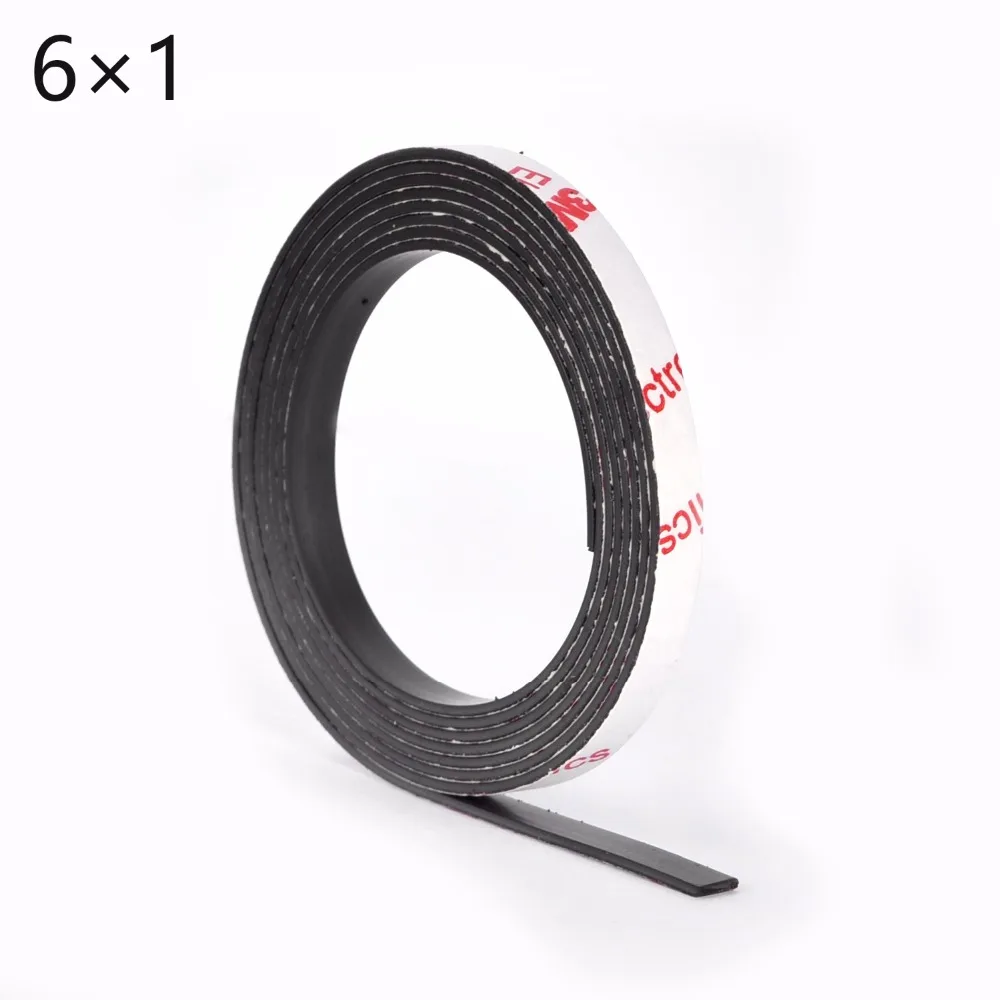 6*1 10 Meters self Adhesive Flexible Magnetic Strip 3M Rubber Magnet Tape width 6mm thickness 1mm Free Shipping 6mm x 1mm
6*1 10 Meters self Adhesive Flexible Magnetic Strip 3M Rubber Magnet Tape width 6mm thickness 1mm Free Shipping 6mm x 1mm