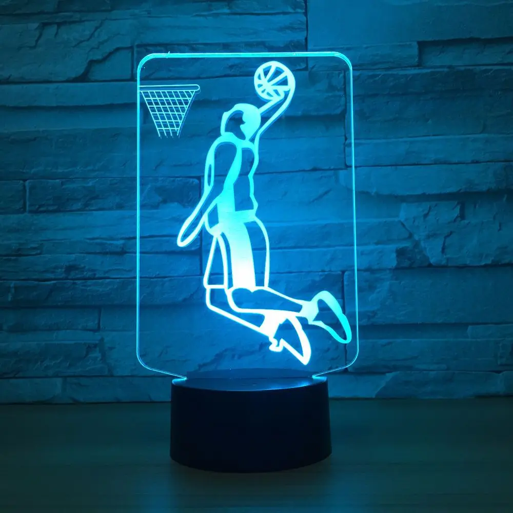 Basketball 3d Night Light Luminaria De Mesa Led Usb 3d Light Fixtures Christmas gift for baby room Kids Room Led Kids Lamp
Basketball 3d Night Light Luminaria De Mesa Led Usb 3d Light Fixtures Christmas gift for baby room Kids Room Led Kids Lamp