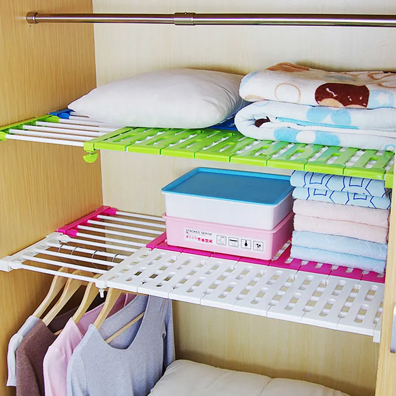 Wardrobe Partition Storage Rack Cabinet Holder Organizer Nail Freedom Telescopic Space Frame Clothe Rack Kitchen Shelf
Wardrobe Partition Storage Rack Cabinet Holder Organizer Nail Freedom Telescopic Space Frame Clothe Rack Kitchen Shelf