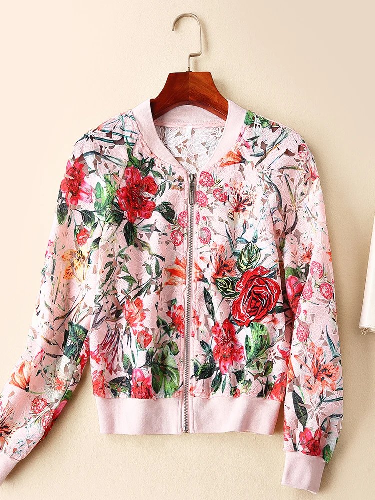 GoodliShowsi 2019 New Fashion Woman's Coat Pink and Blue 2 Colors Embroidery Hollow Out Floral Zipper Short Woman's Coat
GoodliShowsi 2019 New Fashion Woman's Coat Pink and Blue 2 Colors Embroidery Hollow Out Floral Zipper Short Woman's Coat