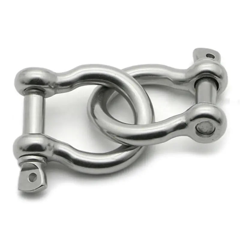 2pcs M6 D-Ring Screw Pin Anchor Bow Shackle Rigging European Style for Chains Wirerope Bow Shackles Recovery Rigging Tow
2pcs M6 D-Ring Screw Pin Anchor Bow Shackle Rigging European Style for Chains Wirerope Bow Shackles Recovery Rigging Tow