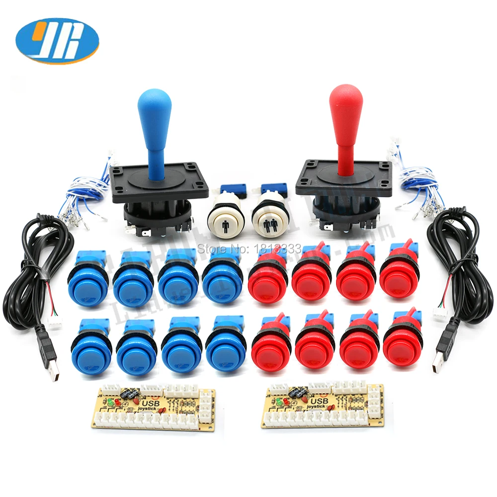 Комплект аркадных джойстиков с нулевой задержкой PC /Raspberry Pi Mame USB контроллер 4/8 Way Happ/джойстик в американском стиле 28 мм Кнопка
Комплект аркадных джойстиков с нулевой задержкой PC /Raspberry Pi Mame USB контроллер 4/8 Way Happ/джойстик в американском стиле 28 мм Кнопка