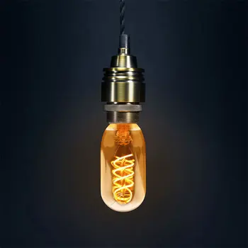 Vintage E27 T45 LED 40W Edison Style Teardrop Spiral Filament Light Bulb Retro Lamps For Coffee shop HomeDecorative Lighting
Vintage E27 T45 LED 40W Edison Style Teardrop Spiral Filament Light Bulb Retro Lamps For Coffee shop HomeDecorative Lighting