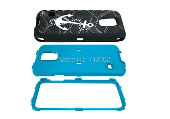 Anchor Pattern Hybrid Protective Case with Combo Armor Defendering Shockproof case for galaxy s5\i 9600 100pcs\lot by DHL
Anchor Pattern Hybrid Protective Case with Combo Armor Defendering Shockproof case for galaxy s5\i 9600 100pcs\lot by DHL