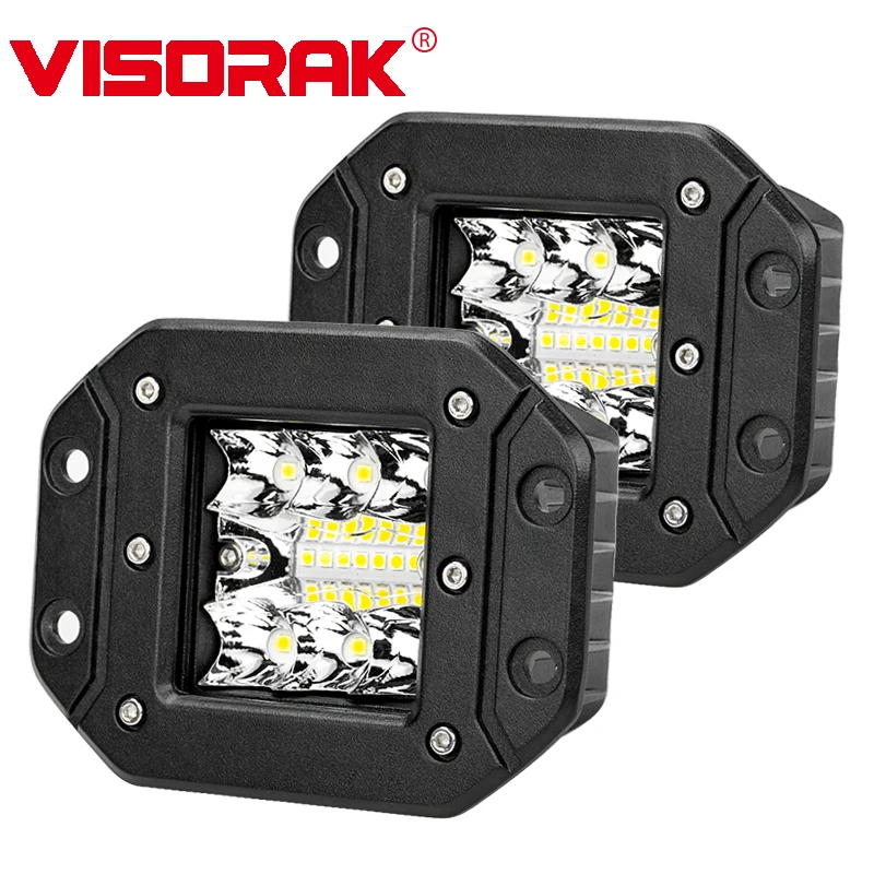 VISORAK 5" 39W LED Work Light Offroad LED Driving Light Truck LED Light 4x4 LED Pods For Jeep 4WD 4x4 SUV ATV Truck
VISORAK 5" 39W LED Work Light Offroad LED Driving Light Truck LED Light 4x4 LED Pods For Jeep 4WD 4x4 SUV ATV Truck