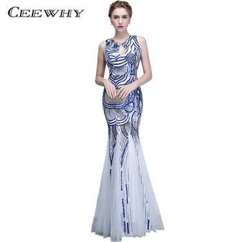 CEEWHY Sexy Backless Suquined Long Tulle Dress Mermaid Evening Dress Long Prom Dresses Abendkleid Vestido Longo Party Gown
CEEWHY Sexy Backless Suquined Long Tulle Dress Mermaid Evening Dress Long Prom Dresses Abendkleid Vestido Longo Party Gown