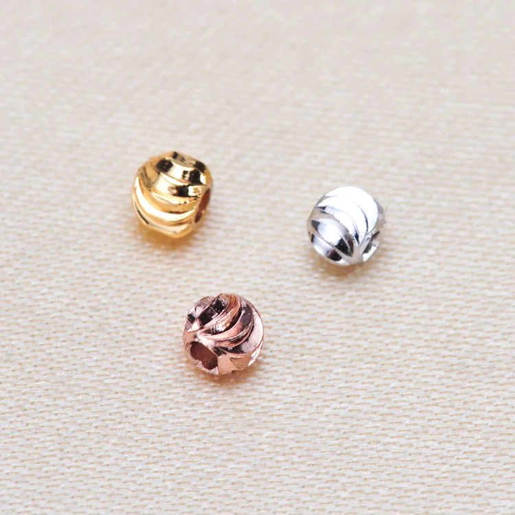 Spacer beads ball 3MM Metal Round Loose beads for Jewelry bracelet making DIY accessories Findings
Spacer beads ball 3MM Metal Round Loose beads for Jewelry bracelet making DIY accessories Findings