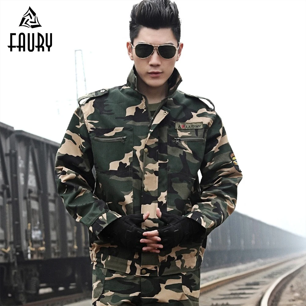 Men's Military Uniform Army Tactical Camouflage Set Male Special Forces Combat Uniforms Jacket + Pants Suit Hunting Clothing
Men's Military Uniform Army Tactical Camouflage Set Male Special Forces Combat Uniforms Jacket + Pants Suit Hunting Clothing