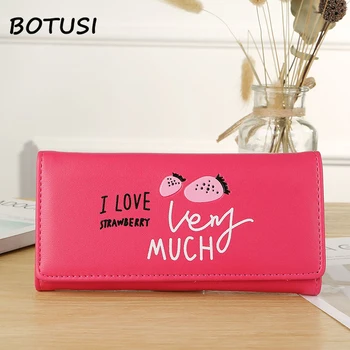 BOTUSI Carton Strawberry 2018 Long Women Wallets New Clutch Simple Fashion Multi-Functional Card Holder Women Small Wallet Coin
BOTUSI Carton Strawberry 2018 Long Women Wallets New Clutch Simple Fashion Multi-Functional Card Holder Women Small Wallet Coin