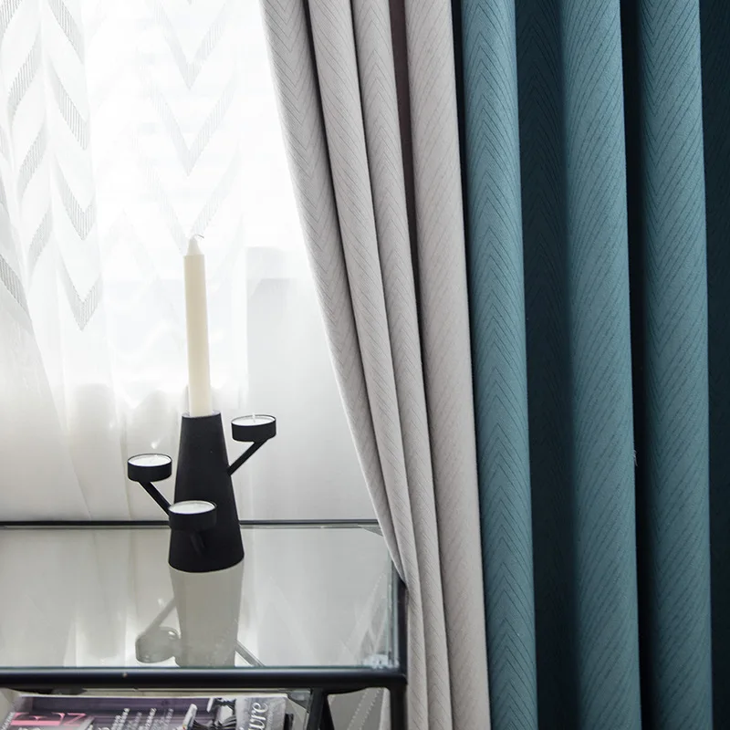 Modern blackout curtains for window Grey and Blue Stitching Curtain for Living Room For Kitchen Bedroom Cortains Drapes
Modern blackout curtains for window Grey and Blue Stitching Curtain for Living Room For Kitchen Bedroom Cortains Drapes