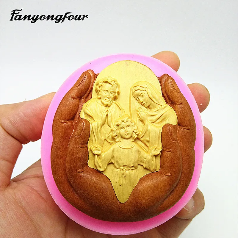 Holy Family Three Silicone Mold Fondant Cake Mold Resin Gypsum Chocolate Candle Mold Free Shipping
Holy Family Three Silicone Mold Fondant Cake Mold Resin Gypsum Chocolate Candle Mold Free Shipping