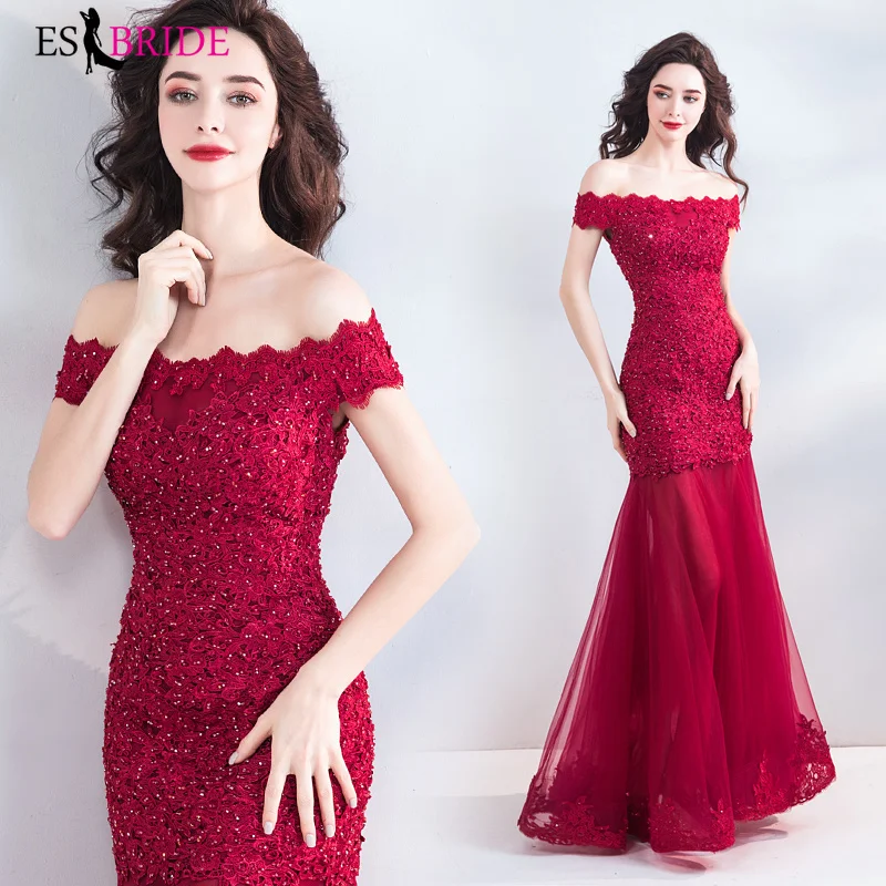Fashion Mermaid Evening Dress Long Red Elegant Vestidos De Fiesta De Noche Evening Dresses Evening Gown Robe De Soiree ES2111
Fashion Mermaid Evening Dress Long Red Elegant Vestidos De Fiesta De Noche Evening Dresses Evening Gown Robe De Soiree ES2111