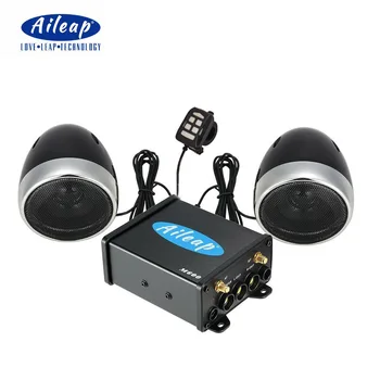 Aileap Motorcycle/ATV Audio System with Bluetooth FM Radio Aux Input Wired Control One Pair of 4" Waterproof Speakers
Aileap Motorcycle/ATV Audio System with Bluetooth FM Radio Aux Input Wired Control One Pair of 4" Waterproof Speakers