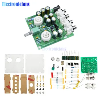 AC 12V 6J2 Tube Fever Pre Amplifier Preamp AMP Pre-Amplifier Board Headphone Buffer Module Stereo Potentiometer Valve DIY Kit
AC 12V 6J2 Tube Fever Pre Amplifier Preamp AMP Pre-Amplifier Board Headphone Buffer Module Stereo Potentiometer Valve DIY Kit